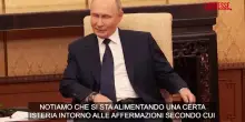Pechino, Putin: "La Russia non ha nessuna intenzione di attaccare lUe"