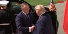 Usa, caccia militari sorvolano la Casa Bianca allarrivo del presidente polacco Nawrocki