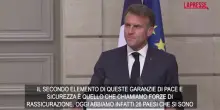 Ucraina, Macron: "26 Paesi si sono impegnati per truppe a Kiev"