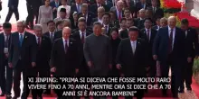 Xi Jinping e Putin parlano di immortalità prima della parata a Pechino