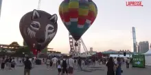 A Hong Kong il festival delle mongolfiere