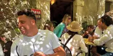 Ronaldo in visita nel paese del Padrino: “Ti amo Italia!”. Fan in delirio – VIDEO
