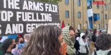 Londra, protesta contro la vendita di armi a Israele