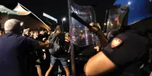 Corteo pro Gaza a Roma, tensioni con la polizia