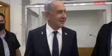 Israele, Netanyahu arriva in tribunale