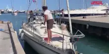 Partite da Augusta le barche della Global Sumud Flotilla: il video