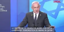Netanyahu: "Attacco Doha? Nostra decisione indipendente"
