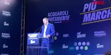 Salvini ad Ancona chiude intervento con un minuto di silenzio per Charlie Kirk