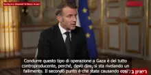 Gaza, Macron: "Israele sta distruggendo la sua credibilità"