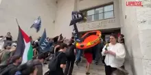Sciopero per Gaza, studenti occupano la facoltà di Lettere alla Sapienza