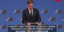 Nato, Rutte: "Determinati a difendere ogni centimetro territorio Alleanza"