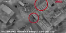 Gaza City, Idf diffonde video: "Miliziani Hamas sparano da ospedale al Shifa"
