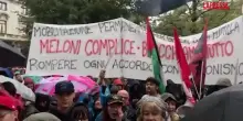 Gaza, manifestazione in piazza della Scala a Milano in solidarietà della Flotilla