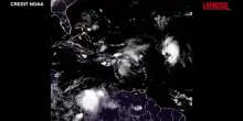 Meteo, la formazione della tempesta tropicale Humberto nellOceano Atlantico