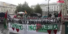 Milano, presidio permanente per Gaza in Piazza della Scala