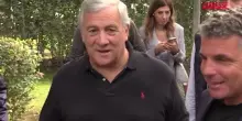Tajani arriva a Telese per la Festa di Forza Italia: foto e strette di mano con i sostenitori
