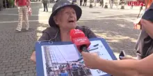 Gaza: a 93 anni in piazza per la pace, Assunta Gisonna a sit-in pro Pal a Telese