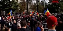 Moldavia, proteste filorussi davanti al Parlamento di Chisinau