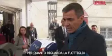 Flotilla, Sanchez: "Non rappresenta minaccia per Israele"