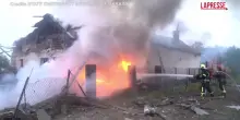 Ucraina, attacco notturno su larga scala della Russia: vittime e case in fiamme