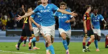 Napoli-Genoa 2-1, gli azzurri agganciano la vetta con Anguissa e Hojlund