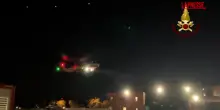 Mugello, escursionista salvato dai Vigili del Fuoco in visione notturna: le immagini