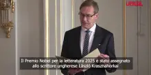 Premio Nobel Letteratura allungherese Laszlo Krasznahorkai
