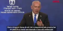 Gaza, Netanyahu: "Senza disarmo di Hamas, useremo ancora la forza"