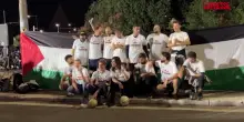 Italia-Israele, attori e cantanti nella contro partita a sostegno della Palestina a Roma