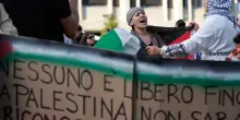 Italia-Israele, a Udine manifestanti Pro Pal in piazza contro la partita