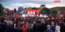 Albania, migliaia in piazza a difesa dei veterani della guerra del Kosovo