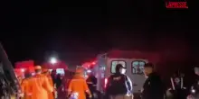 Brasile, decine di vittime nellincidente di un bus a Saloa: le immagini
