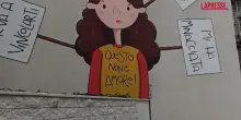 "Questo non è amore", a Torino il murale dedicato a Giulia Cecchettin