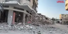 Gaza, le immagini del viaggio attraverso le macerie della città devastata