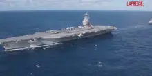 Venezuela, gli Usa inviano la portaerei USS Gerald R. Ford: le immagini