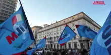 Ex Ilva, protesta dei sindacati a Palazzo Chigi: "Rischio chiusura impianti"
