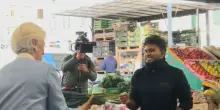 Lagarde a Firenze, visita al mercato di Sant’Ambrogio: “Importante che i prezzi alimentari calino”