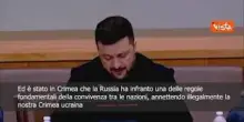 Zelensky: Occupazione russa della Crimea danno globale