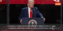 Trump: "L'assassinio di Charlie Kirk è stato un attacco alla nostra nazione"