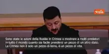Zelensky: La Crimea non è un pezzo di terra ma di vita