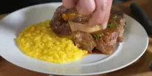 Risotto con l'ossobuco, dentro al piatto la mia Milano che non c'è più