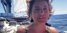 L'aria che tira, Scuderi sulla Flotilla: "Siamo a Creta!". Una bufera