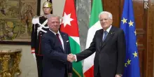 Mattarella incontra il Re di Giordania Abdullah II al Quirinale