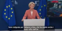 Ucraina, von der Leyen: "Indignata per gli attacchi russi a Kiev"
