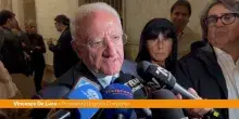 De Luca "L'inverno demografico unisce drammaticamente tutto il Sud"