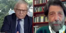 DiMartedì, rissa Luttwak-Cacciari: "L'aritmetica!", "Bene bene..."