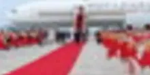 Vertice SCO, danze per l'arrivo del premier indiano Modi a Tianjin