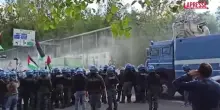 Pro Pal Torino, petardi contro la polizia: tensioni vicino all'aeroporto