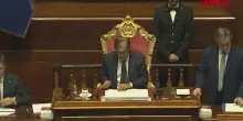 Meloni al Senato: "Italia stabile, Hamas deve essere disarmato"