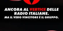 RTL 102.5 ANCORA AL VERTICE DELLE RADIO ITALIANE NELLA RILEVAZIONE AUDIRADIO